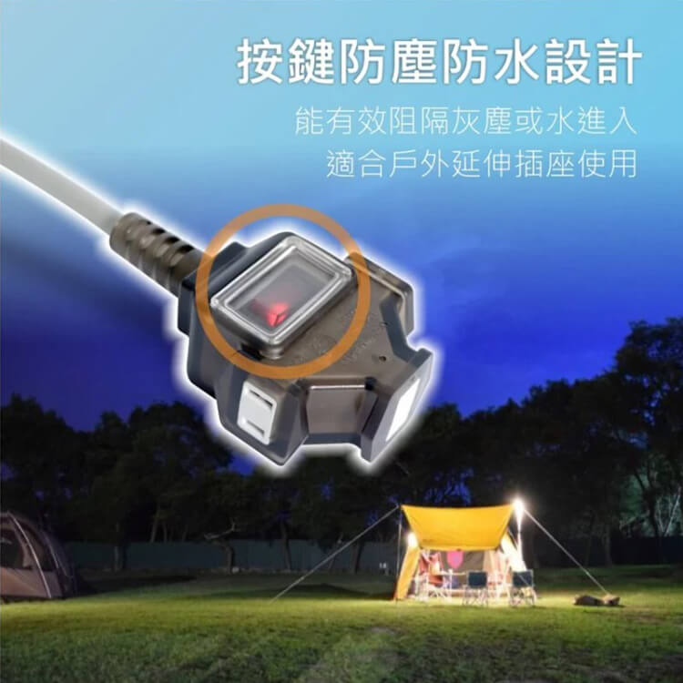 台灣製【1擴3動力延長線2尺~15M】延長線 動力線 動力延長線 露營戶外使用