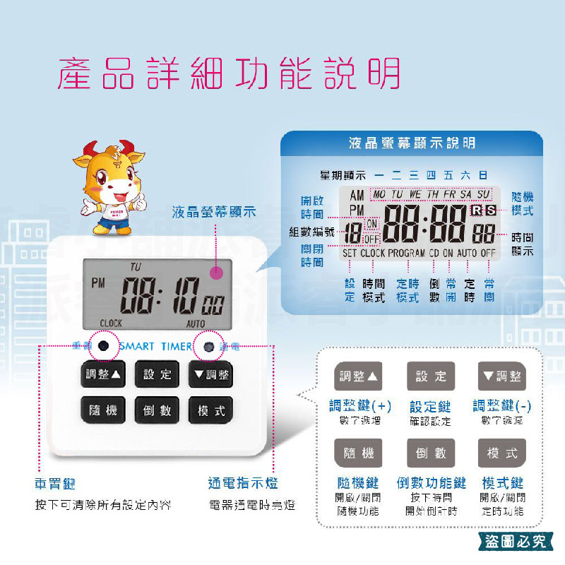 2025年新安規認證~【聖岡智能定時器】機械式定時器 定時器 省電器 倒數計時 智能定時 節能省電