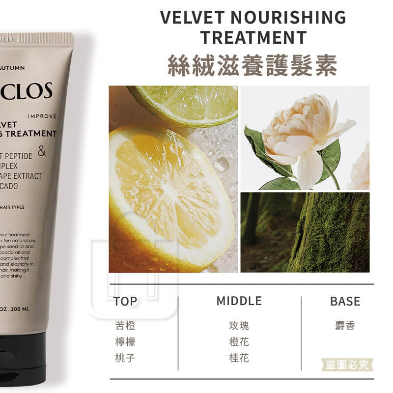 韓國精選【MONCLOS 酪梨深層護髮膜 200ML】正品出貨 改善頭髮 保濕護髮 修護受損髮 護髮乳