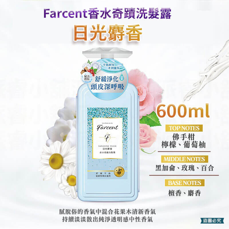 台灣製造【花仙子 香水奇蹟洗髮露&護髮素&沐浴露】