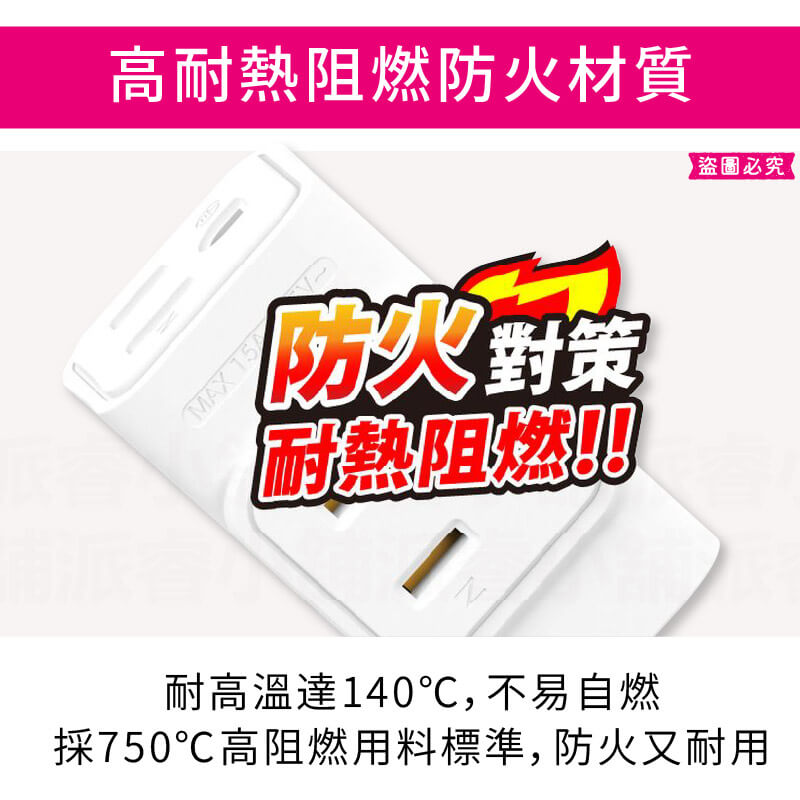 台灣製造【三面小壁插】三面插 3轉2 轉接插頭 插座 壁插 轉換插 2P 3P 插頭 分接器
