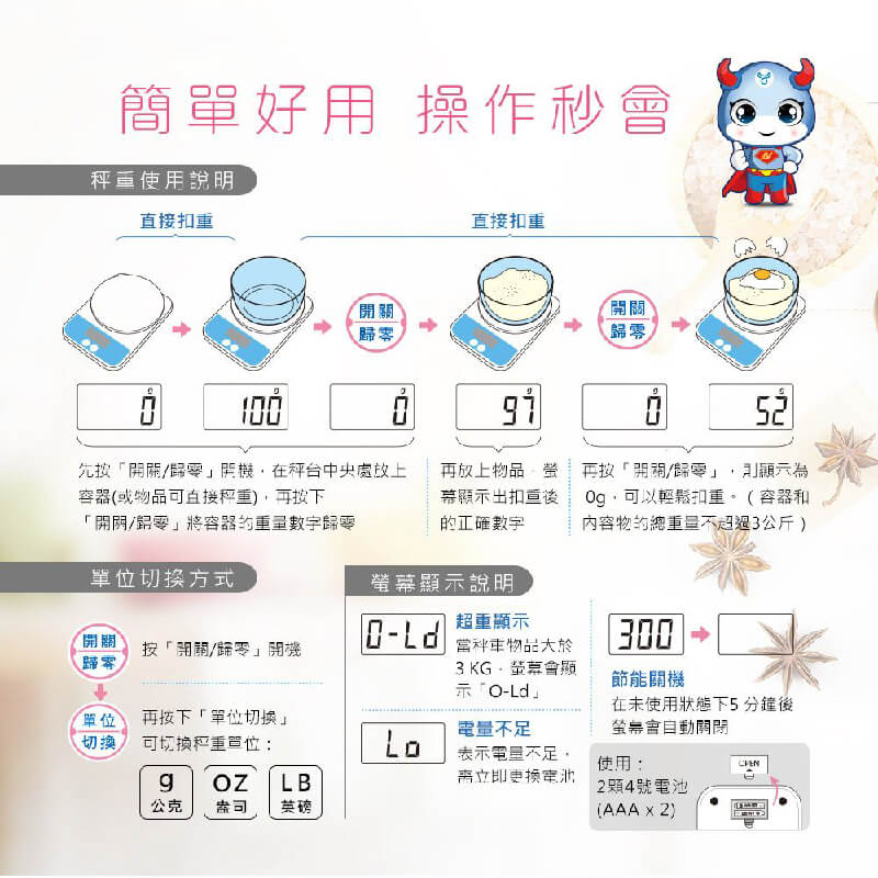 【聖岡科技 日式電子料理秤】廚房秤 輕巧好收納 食物料理秤 烘培料理 電子秤 料理秤 節能自動關機 磅秤