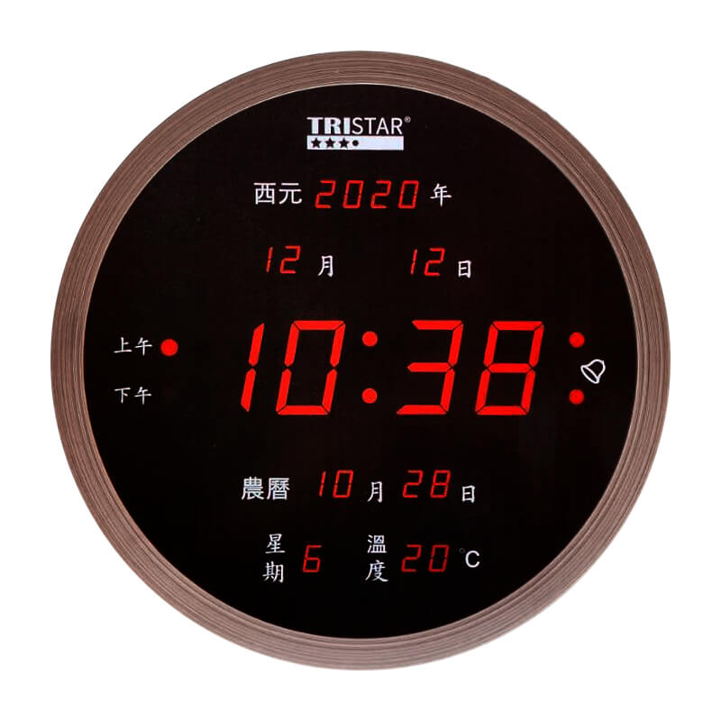 【LED插電式電子萬年曆】插電式萬年曆 電子鐘 鬧鐘 時鐘 LED大屏幕顯示 萬年曆 電子萬年曆 時鐘