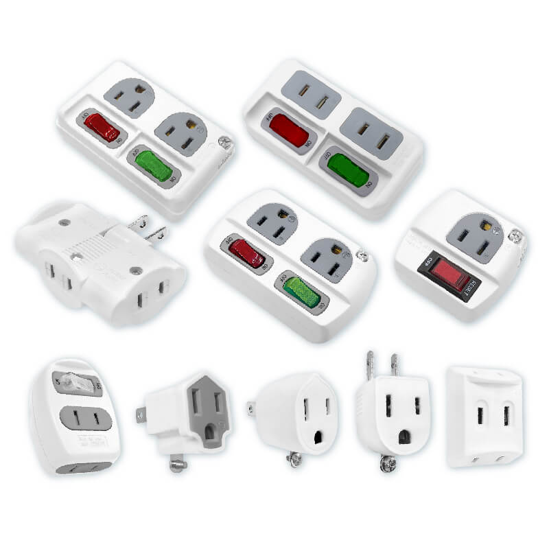 台灣製【威電 分接插座轉接器】壁插 分接器 插座