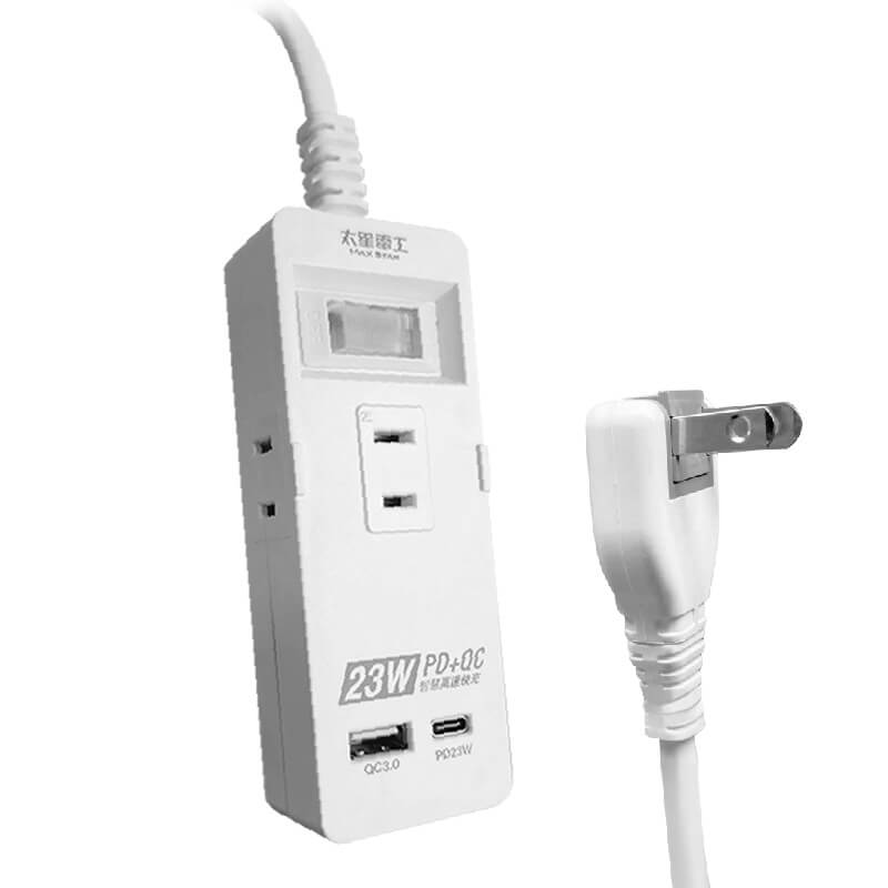 台灣製【太星電工 USB快充23W 1開3插延長線】防雷擊 旋轉插頭 PD QC C孔 USB充電