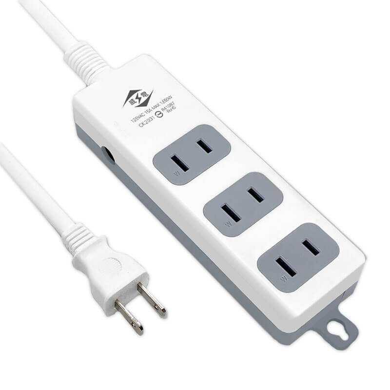 台灣製【威電 3插2P延長線】微笑標章認證 過載斷電 防火材質 延長線 2P插座