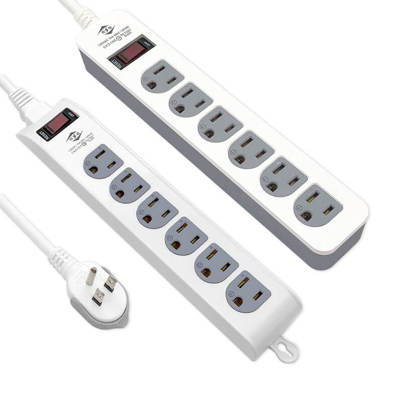 台灣製【威電牌 1開6插3孔延長線】4尺 6尺 9尺 15尺 延長線 防雷擊 突波吸收 耐熱刃片 電源線