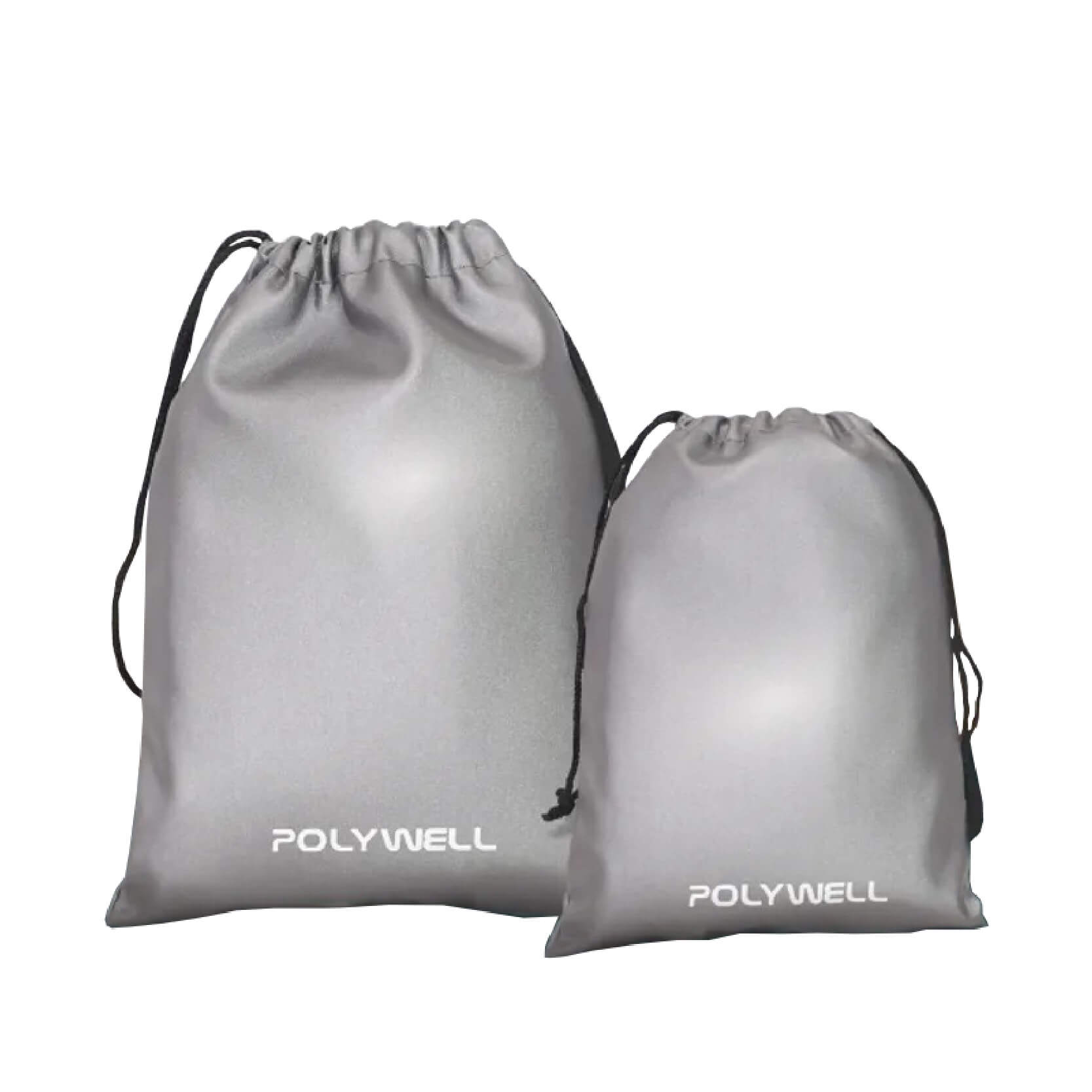 【POLYWELL 隨身萬用束口袋】3C 收納 小物 旅行收納 收納袋 收納包 束口袋 防潑水
