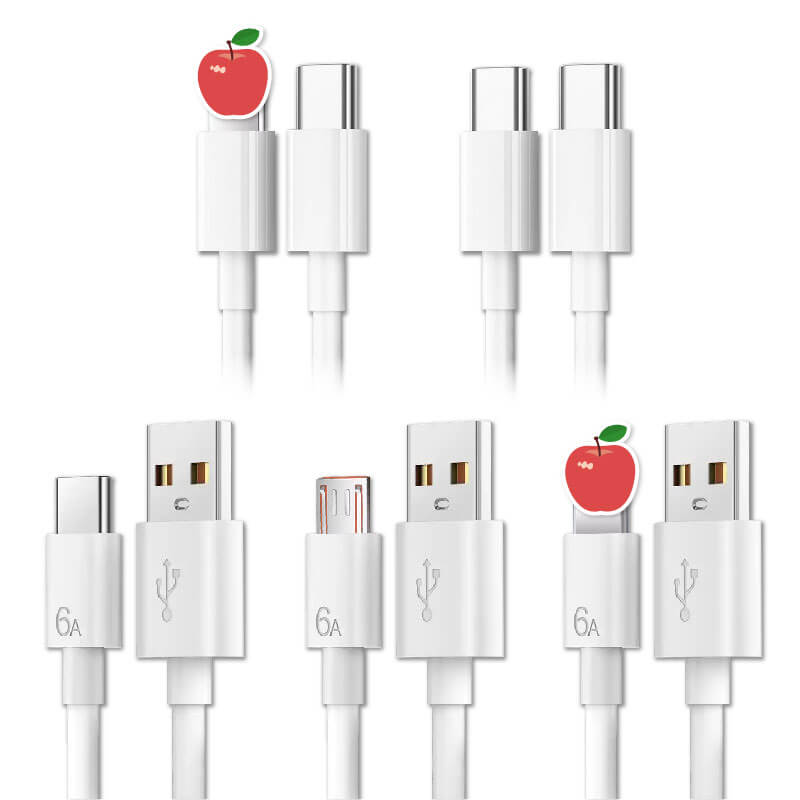 【6A速充傳輸線】線長1公尺 6A快充線 傳輸線 充電線 Type-C 蘋果 安卓