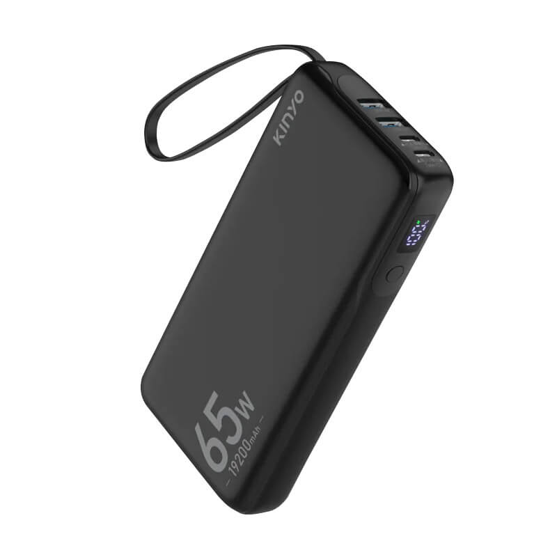 【KINYO 大容量商務極速充行動電源】4個裝置同時充電 筆電也能充 PD65W  行充 快充