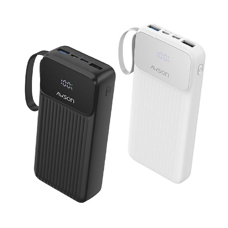 可帶上飛機【AWSON 大容量行動電源】20000mAh 10000mAh 自帶線 20W快充 行充