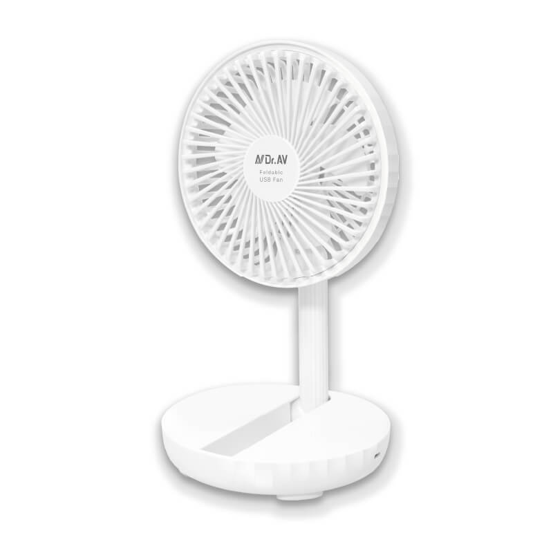 【聖岡科技 5吋折疊式充電循環扇】 可折疊收納 三段風速  USB充電 BSMI認證 桌扇 涼扇