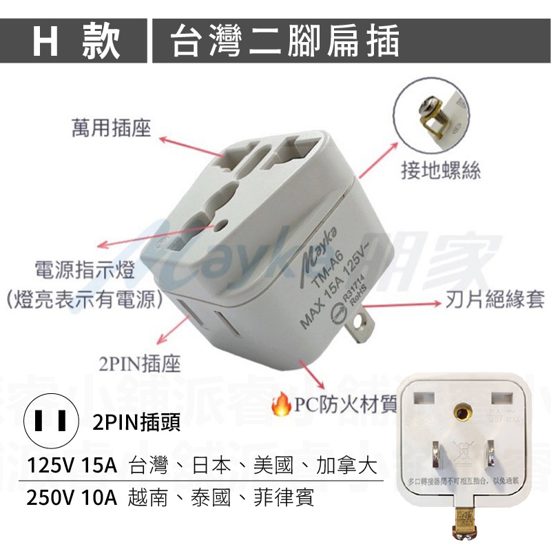 【旅行萬用轉接頭】萬用插座 國外旅行