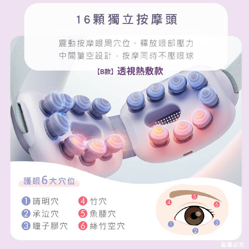 【KINYO 熱敷按摩眼罩】石墨烯 氣壓 熱敷 眼部按摩 指壓 震動 禮物