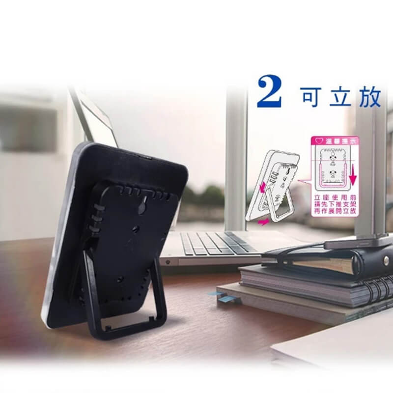 【聖岡科技 方型超大面板溫濕度計】免用電池 溫度計 溫溼度計 濕度 清楚大螢幕【LD569】