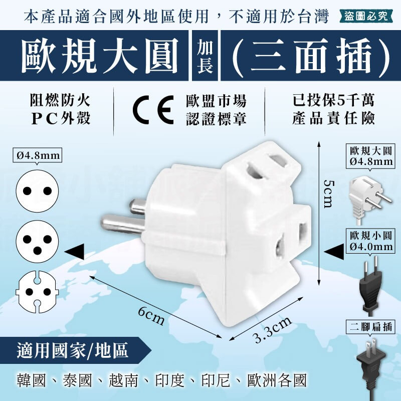 【聖岡科技 萬國轉換插頭】國外旅遊 轉換頭