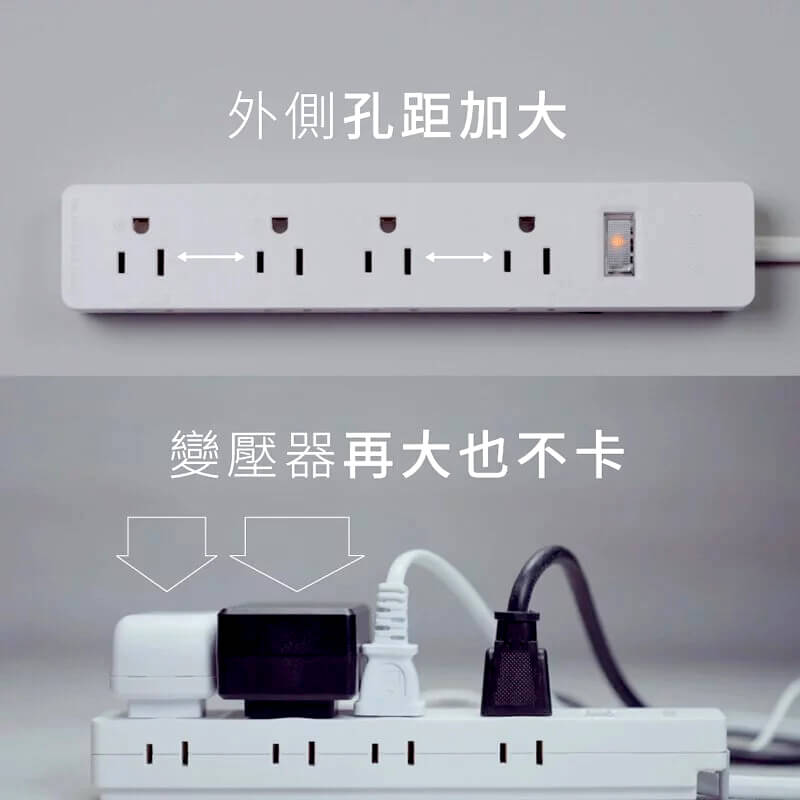 防雷擊~台灣製【KINYO 1開8插2孔3孔延長線】專利三向出線 CNS認證 過載斷電 突波吸收 3P2P【LD786】