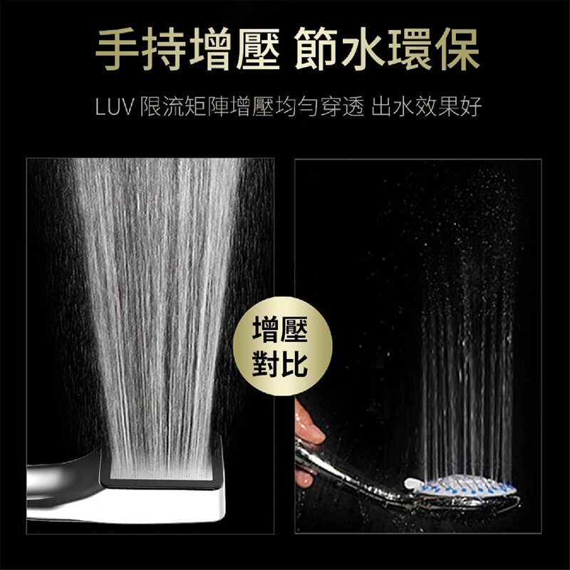 【聖岡 不鏽鋼增壓省水蓮蓬頭組】省水蓮蓬頭 增壓蓮蓬頭 不鏽鋼軟管 花灑 蓮蓬頭 洗澡 洗澡蓮蓬頭