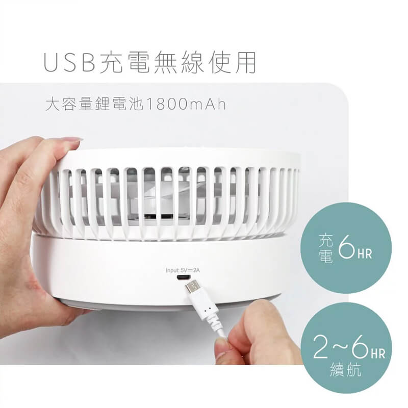 【KINYO 7吋摺疊桌掛三用扇】摺疊扇 桌扇 掛扇 USB扇 充電 LED氛圍燈 無線風扇 風扇 電風扇