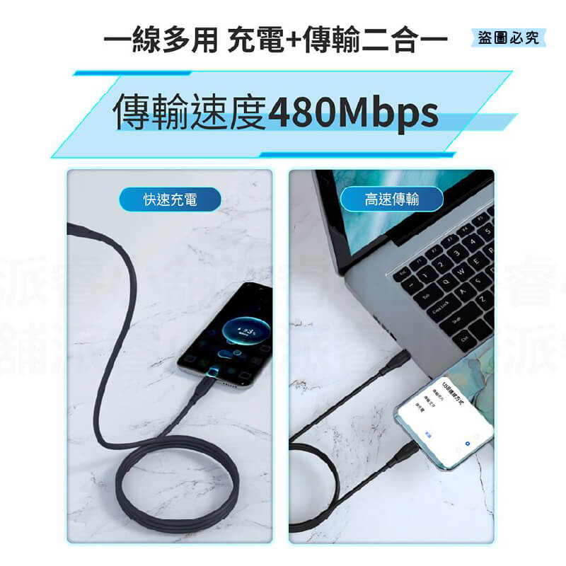 蘋果官方MFi認證【Panasonic國際牌USB充電3A傳輸線1M】充電線 傳輸線 3A快充線 可充蘋果設備