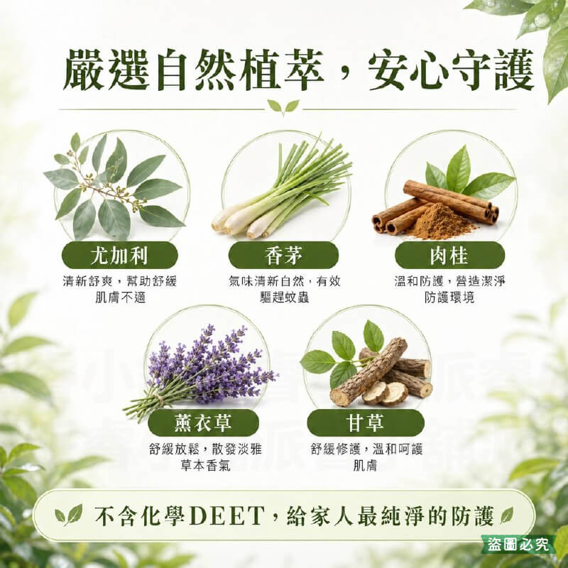 【居必寧 草本精油防蚊噴霧小黑蚊配方】防蚊液 防蚊噴霧 防蚊精油 驅蚊 防蚊 不含DEET 大人小孩適合