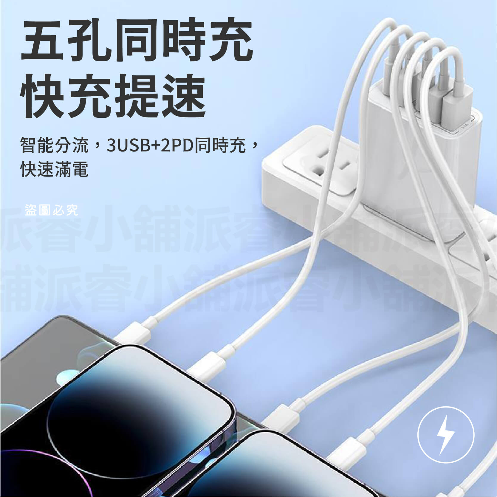 【65W PD+QC3.0大功率快速充電器】充電器 充電頭 氮化鎵 QC3.0