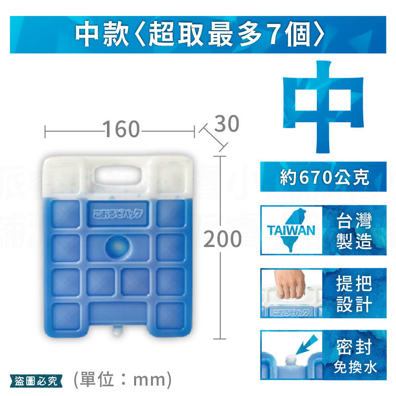 台灣製【極凍保冰磚】夏天 冷媒磚 冰塊磚 保冷塊 保冷劑 冰磚 保冰劑 露營用 釣魚用 食物保鮮 釣魚保冷