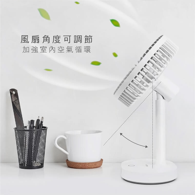 【KINYO 7.5吋USB靜音桌立風扇】靜音風扇 電風扇 桌扇 風扇 電扇 USB風扇 無線風扇