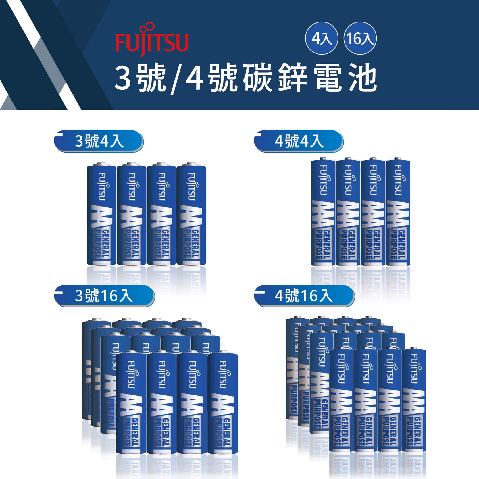 電力持久【富士通 碳鋅電池】