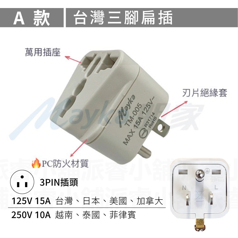 【旅行萬用轉接頭】萬用插座 國外旅行