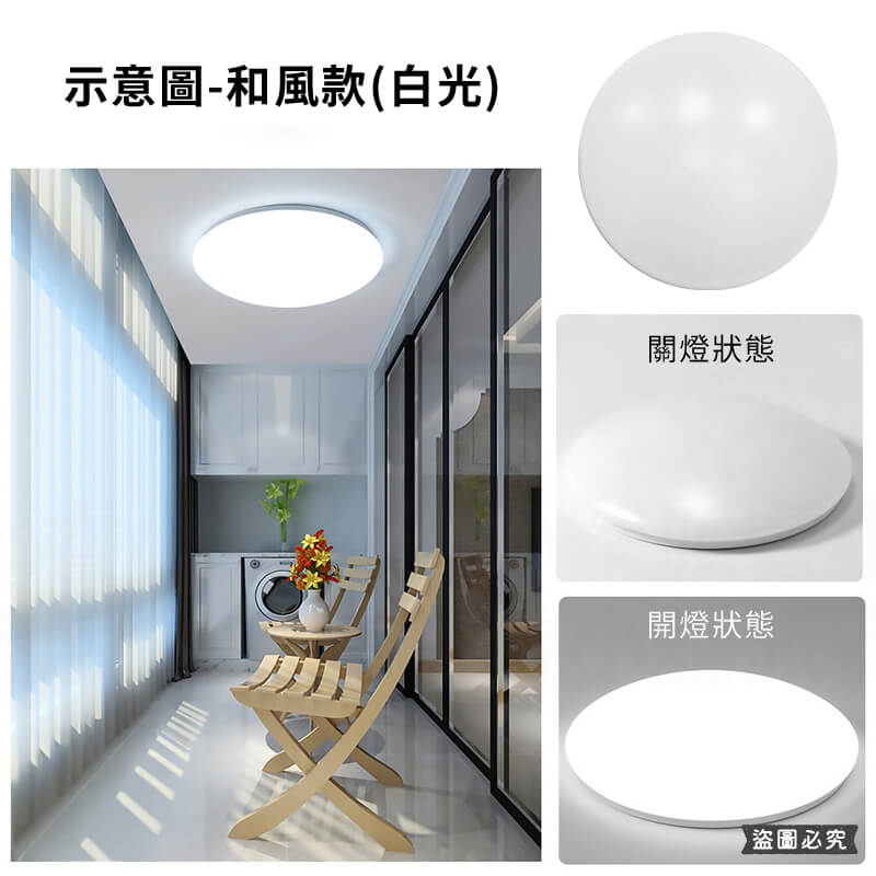 【富山 快拆式專利燈座LED星光吸頂燈】30W 16W 防塵防水 全電壓適用 鑽石造型 星星燈 吸頂燈