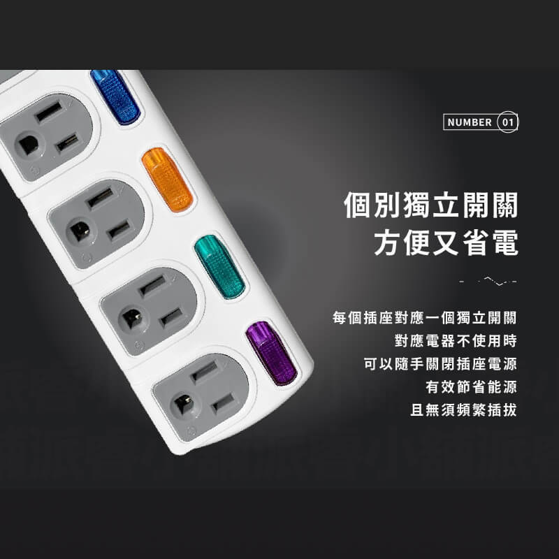 台灣製【過載斷電安全延長線3孔延長線】符合安規標準  安全延長線