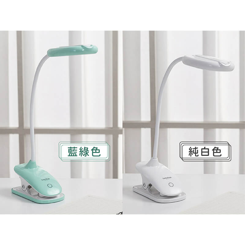 充電式【LED三段式觸控夾燈】夾燈 小檯燈 觸控檯燈 護眼 超軟可彎 LED白光 三段式燈光【LD367】