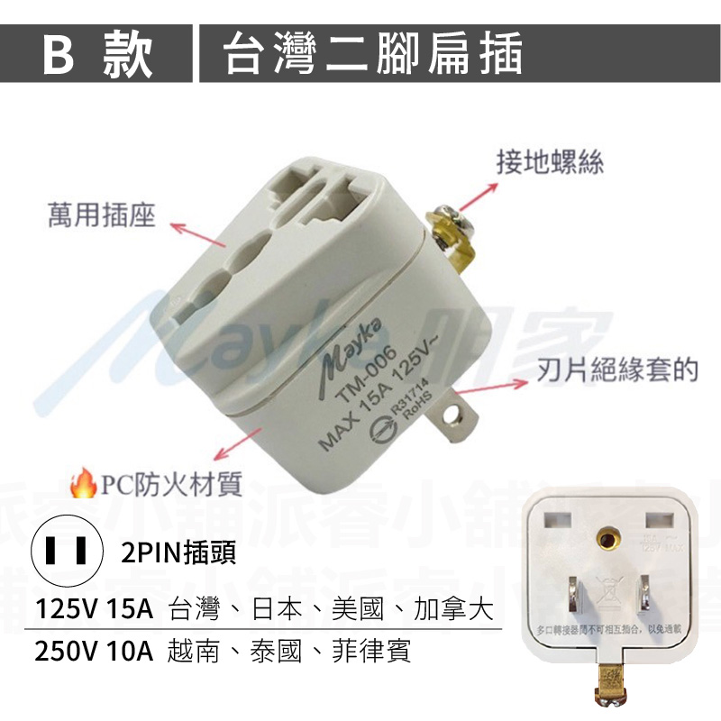 【旅行萬用轉接頭】萬用插座 國外旅行