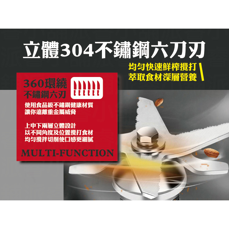 【富士電通 多功能鮮榨研磨果汁機】果汁機 鮮榨果汁機 3款杯體 多功能 【LD038】