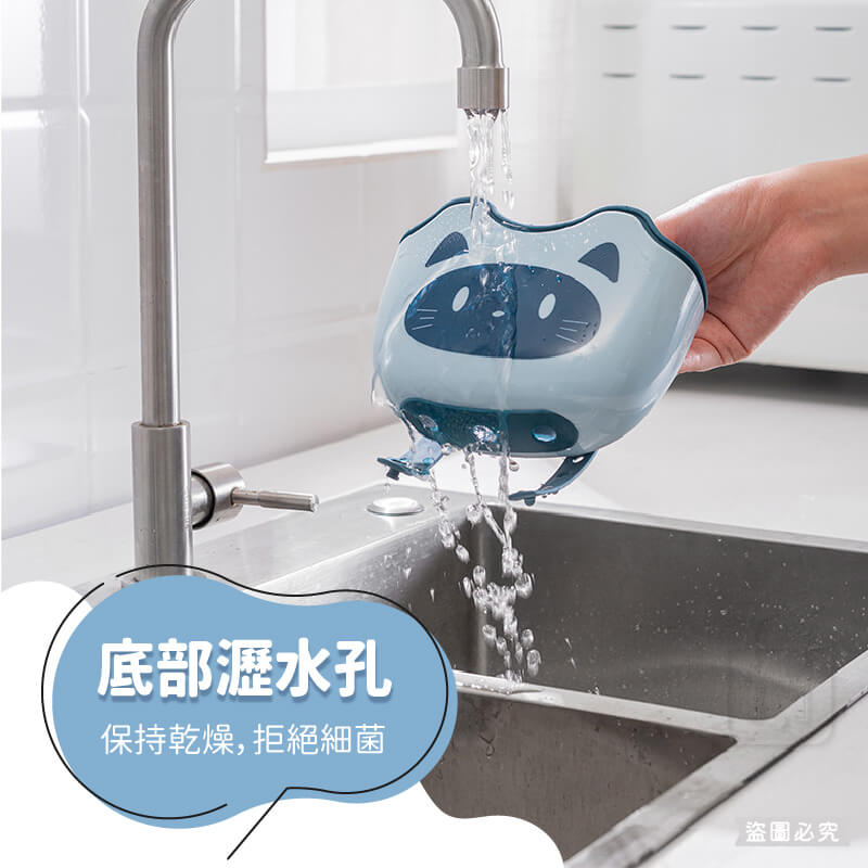 可愛動物造型水槽瀝水掛袋