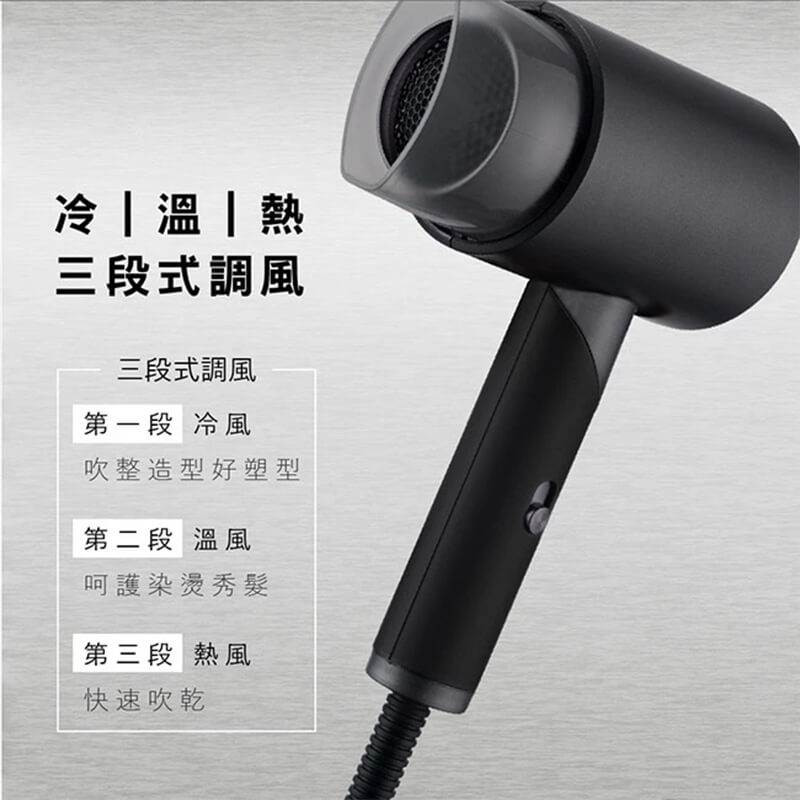 【速乾負離子折疊吹風機】冷暖熱風 吹風機 可折疊 好收納 輕巧 過載自動斷電