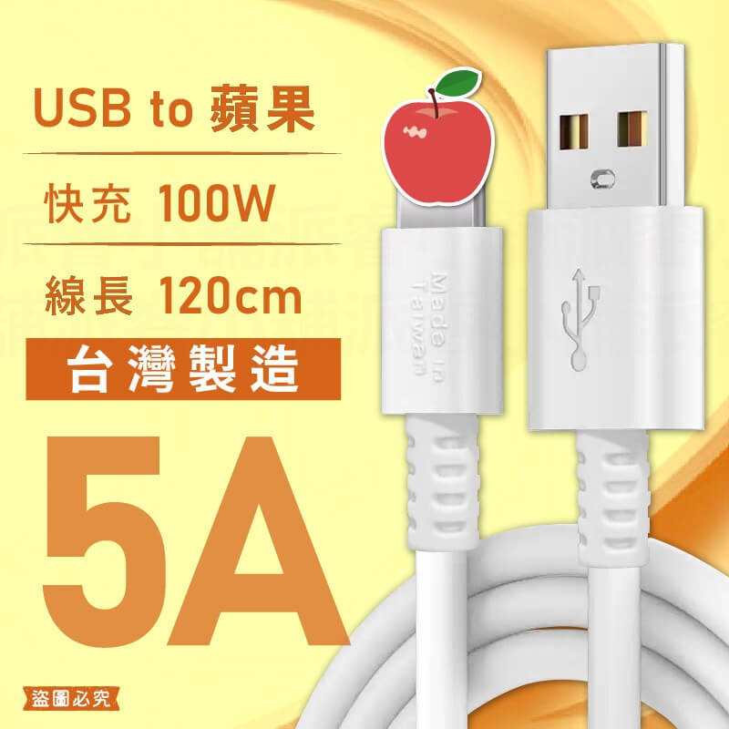 【6A速充傳輸線】線長1公尺 6A快充線 傳輸線 充電線 Type-C 蘋果 安卓