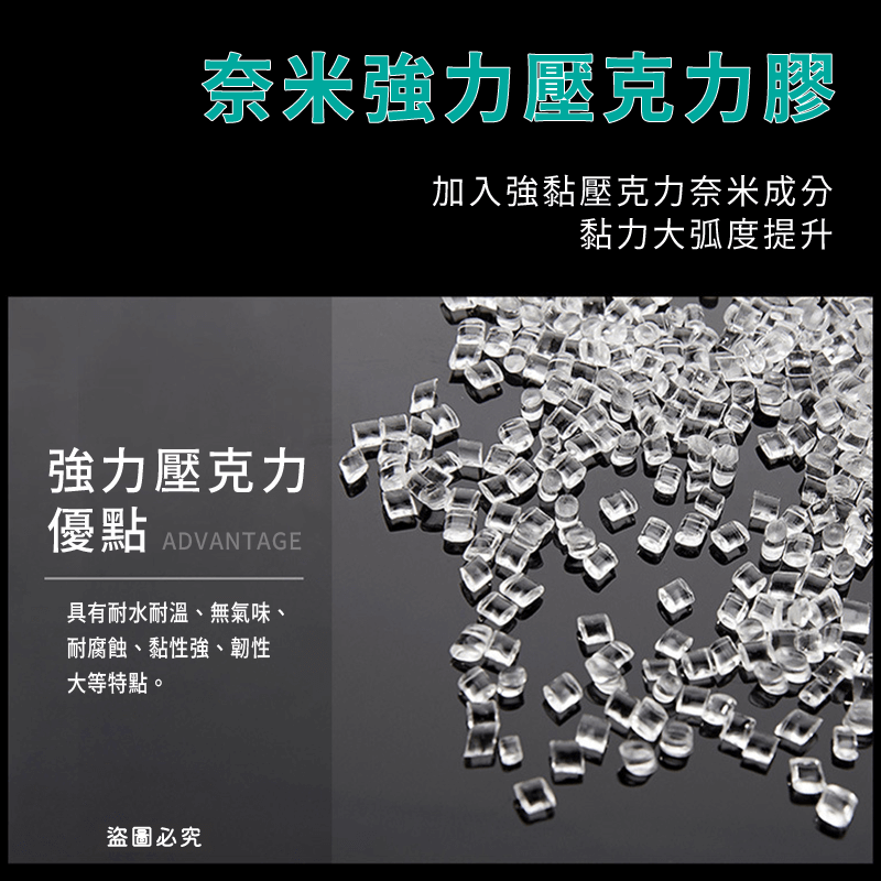 【POLYWELL 奈米無痕強力雙面膠】 可DIY 自行裁切 透明萬用貼 雙面膠 奈米膠帶 文具