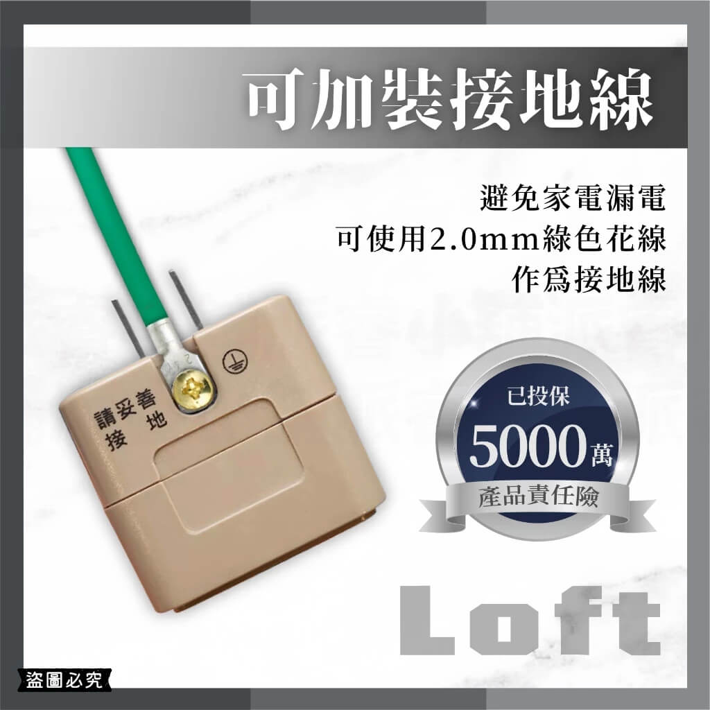 【聖岡 LOFT居家工業風 美式D型3P三面插】三面插 3轉2插頭 插座 插頭 分接器 轉換插 工業風