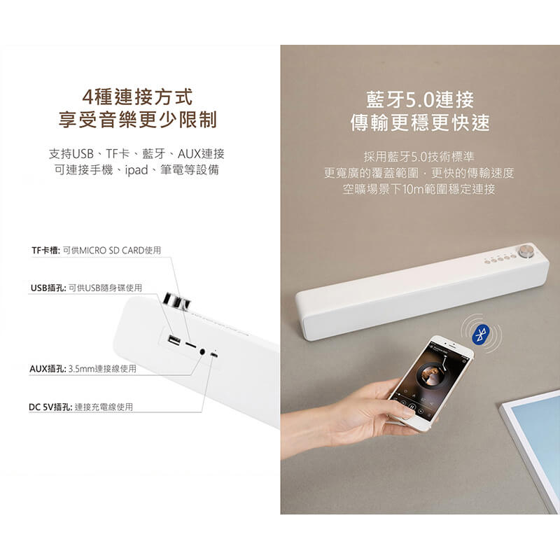 【雙喇叭藍芽音箱】音響 音箱 藍芽 藍芽喇叭 藍芽音箱 USB 記憶卡 高音質【LD481】