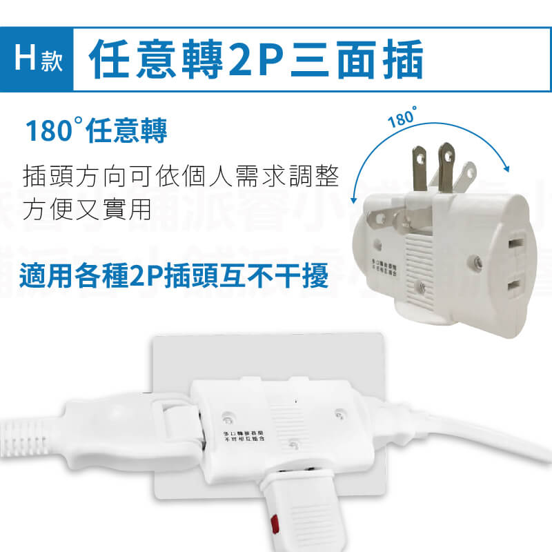 台灣製【威電 分接插座轉接器】壁插 分接器 插座