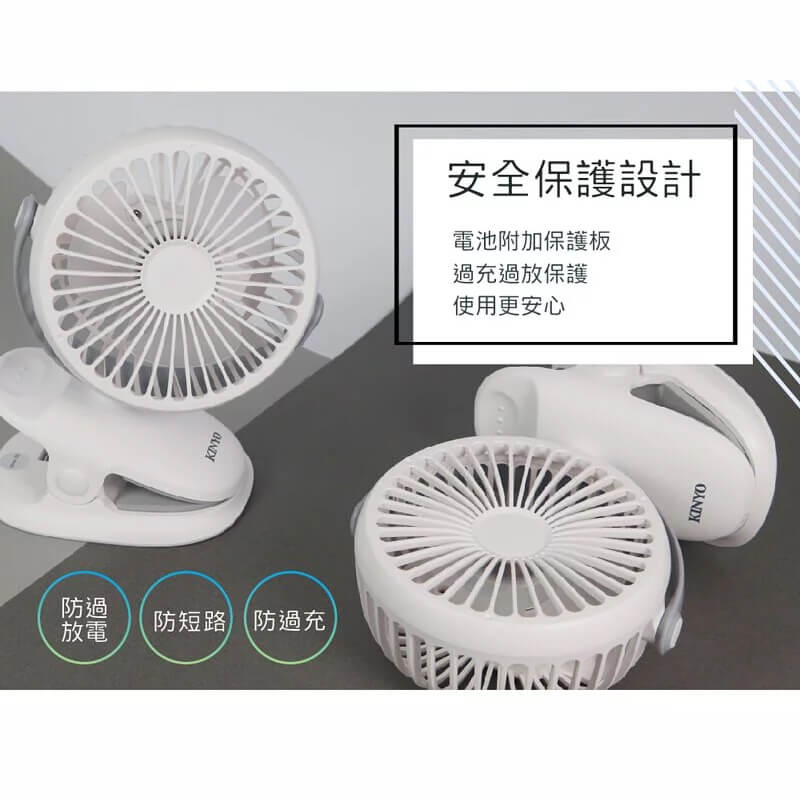 【KINYO 多功能夾立風扇】娃娃推車 嬰兒車風扇 USB充電風扇 夾扇 立扇 USB扇 小風扇 三檔風速【LD684】