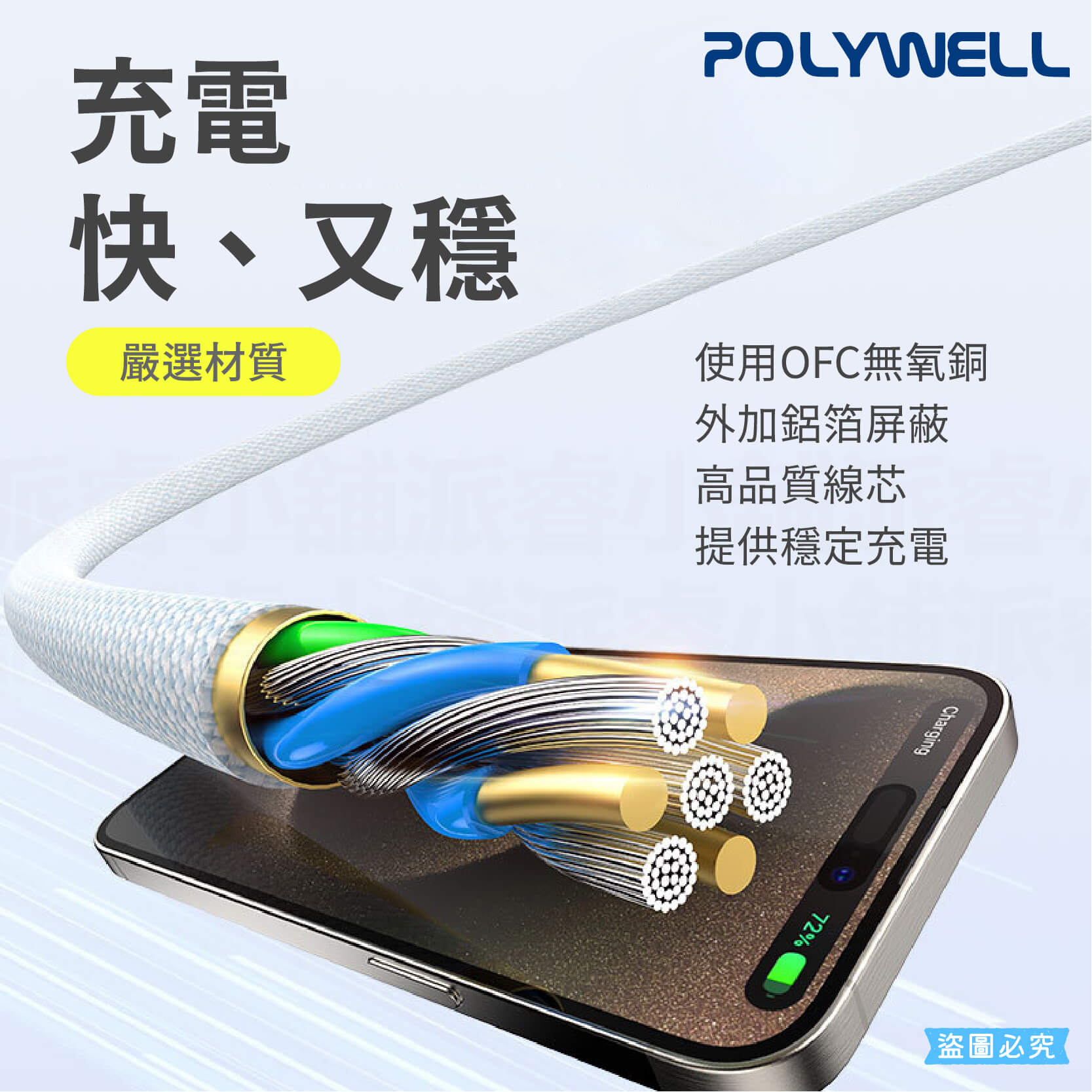 【PD編織快充線】  USB 多種尺寸 編織充電線 充電線 USB 多種尺寸