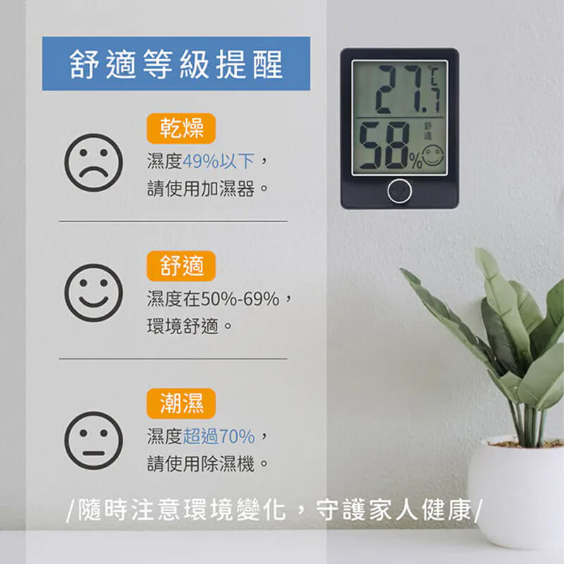 【KINYO 迷你磁吸電子式溫室度計】溫度計 濕度計 溫溼度計 溫濕度表 電子溫溼度計 溫濕監控