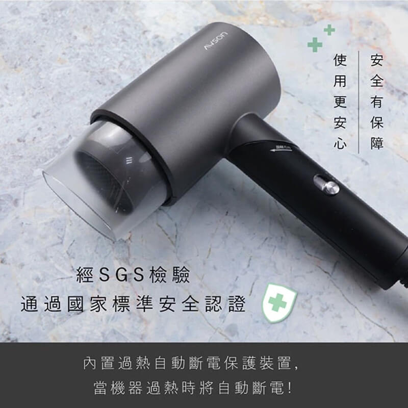 【速乾負離子折疊吹風機】冷暖熱風 吹風機 可折疊 好收納 輕巧 過載自動斷電