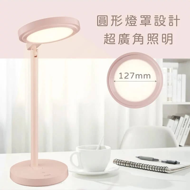 【KINYO 無線LED化妝鏡檯燈】自然光 補光 梳妝鏡 無線檯燈 護眼檯燈 USB充電 上下調節180度