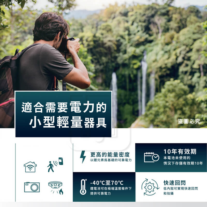 【Panasonic 相機專用鋰電池】松下 2CR5 CR2 CR123A CR-P2 鋰電池