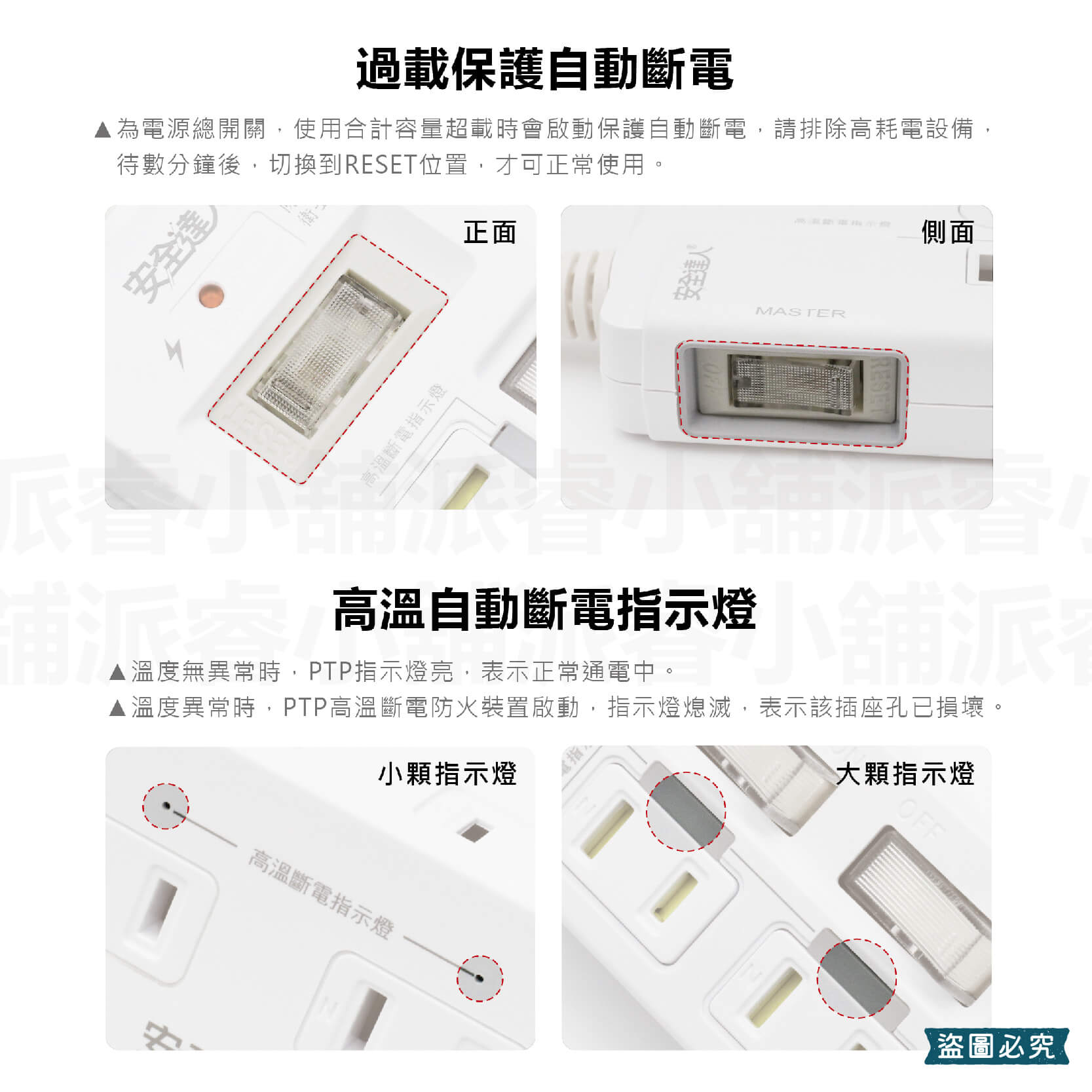 【安全達人 PTP多款分接器】高溫自動斷電 快充 兒童保護蓋 壁插 分接器